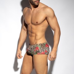 Boxershorts, Shorty der Marke ES COLLECTION - Trunk roses - Noir - Ref : UN616 C10