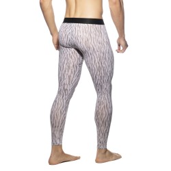  Long Johns of the brand ADDICTED - Long John Tiger Print - grey - Ref : AD976 C11