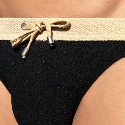 Bath Brief of the brand ES COLLECTION - Bikini Catwalk - Noir - Ref : 2508 C10