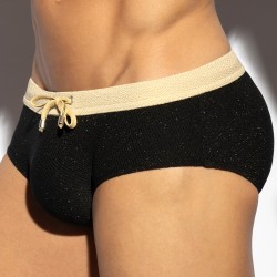 Bath Brief of the brand ES COLLECTION - Slip de Bain Catwalk - Noir - Ref : 2509 C10