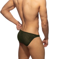 Slip, Tanga de la marque ADDICTED - Bikini Horny - Kaki - Ref : AD1356 C12