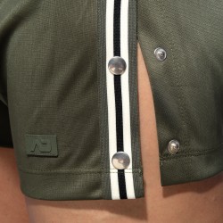 Short of the brand ADDICTED - Nexus Button Shorts - Khaki - Ref : AD1338 C12