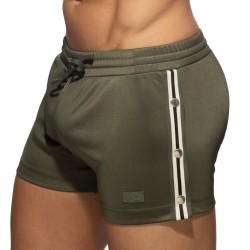 Short of the brand ADDICTED - Nexus Button Shorts - Khaki - Ref : AD1338 C12