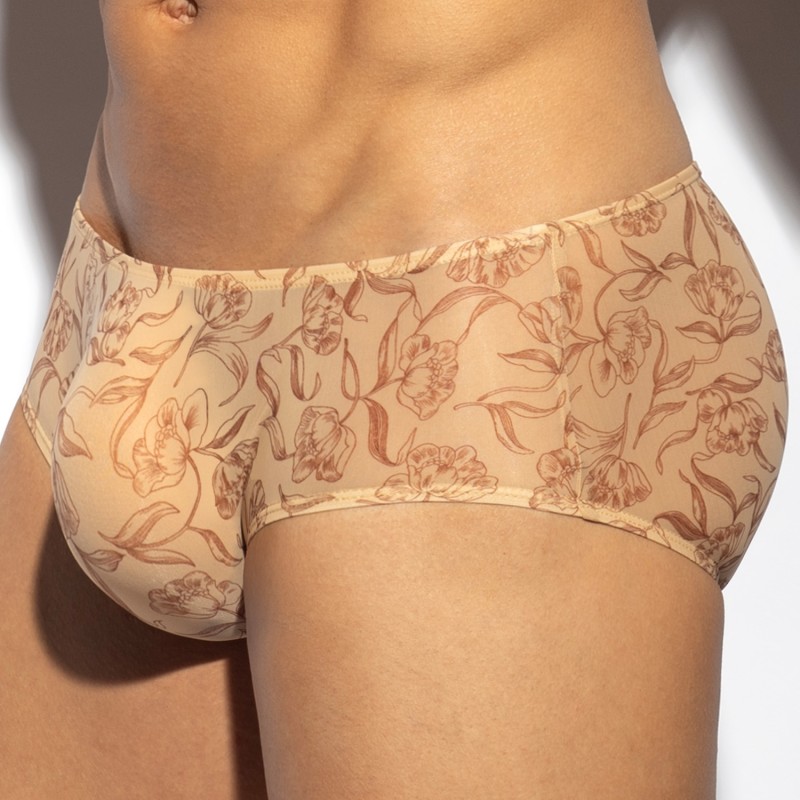 Slip, Tanga de la marque ES COLLECTION - Slip Lingerie - Beige - Ref : UN626 C28