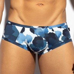 Slip, Tanga de la marque ES COLLECTION - Slip Swiss Cow - Marine - Ref : UN620 C09