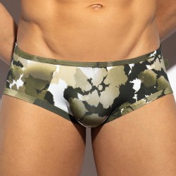 Slip, Tanga de la marque ES COLLECTION - Slip Swiss Cow - Kaki - Ref : UN620 C12