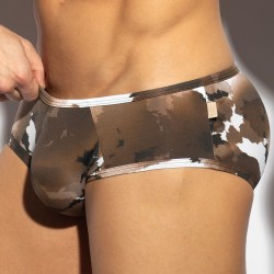 Slip, Tanga de la marque ES COLLECTION - Slip Swiss Cow - Marron - Ref : UN620 C13