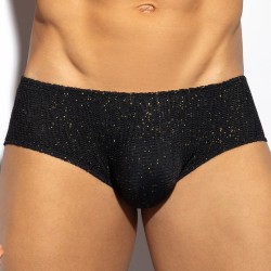 Slip del marchio ES COLLECTION - Sunga Glitter Oro - Ref : UN618 C10