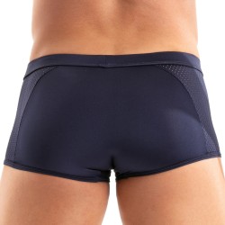 Shorts Boxer, Shorty de la marca TOF PARIS - Bóxer de microfibra Tentation Tof Paris - Azul Marino - Ref : TOF521BM