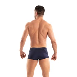 Boxer, shorty de la marque TOF PARIS - Boxer Tentation en microfibre Tof Paris - Bleu Marine - Ref : TOF521BM