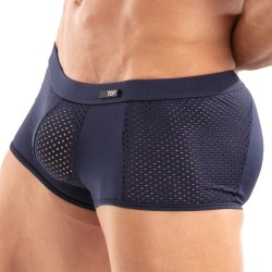 Pantaloncini boxer, Shorty del marchio TOF PARIS - Boxer in microfibra Tentation Tof Paris - Blu Marino - Ref : TOF521BM