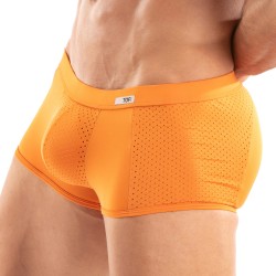 Boxer, shorty de la marque TOF PARIS - Boxer Tentation en microfibre Tof Paris - Orange - Ref : TOF521O