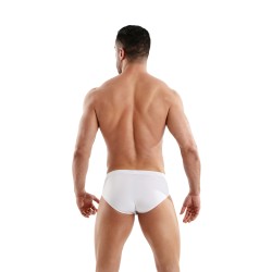 Slip, Tanga de la marque TOF PARIS - Slip Tentation en microfibre Tof Paris - Blanc - Ref : TOF522B