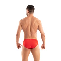 Slip, Tanga de la marque TOF PARIS - Slip Tentation en microfibre Tof Paris - Rouge - Ref : TOF522R