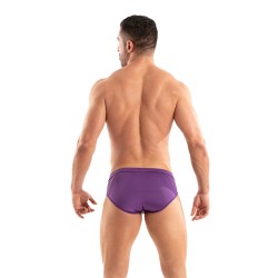 Slip, Tanga de la marque TOF PARIS - Slip Tentation en microfibre Tof Paris - Violet - Ref : TOF522V