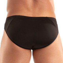 Slip, Tanga de la marque TOF PARIS - Bikini Tentation en Microfibre Tof Paris - Noir - Ref : TOF523N