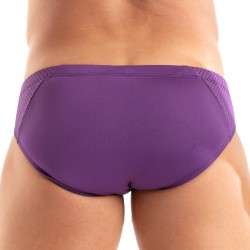 Slip de la marca TOF PARIS - Bikini de microfibra Temptation Tof Paris - Violeta - Ref : TOF523V