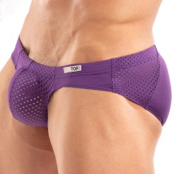 Slip de la marca TOF PARIS - Bikini de microfibra Temptation Tof Paris - Violeta - Ref : TOF523V