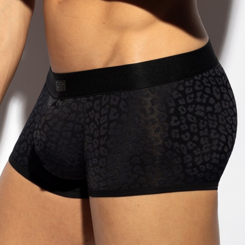 Shorts Boxer, Shorty de la marca ES COLLECTION - Baúl Leopardo Negro - Ref : UN624 C10