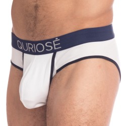 Slip, Tanga de la marque QURIOSÉ - Let Me Out Blanc - Slip Quriosé - Ref : QU21 TWO NA50