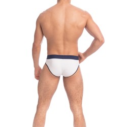 Slip, Tanga de la marque QURIOSÉ - Let Me Out Blanc - Slip Quriosé - Ref : QU21 TWO NA50