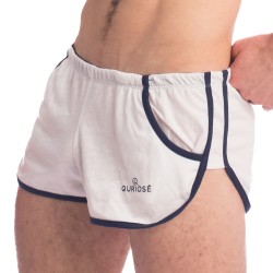 Short de la marque QURIOSÉ - Swing it Blanc - Split Shorts Quriosé - Ref : QL05 SWI WHT