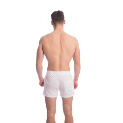 Short de la marque QURIOSÉ - 24h Joy Short Quriosé - Blanc - Ref : QL07 SWI WHT