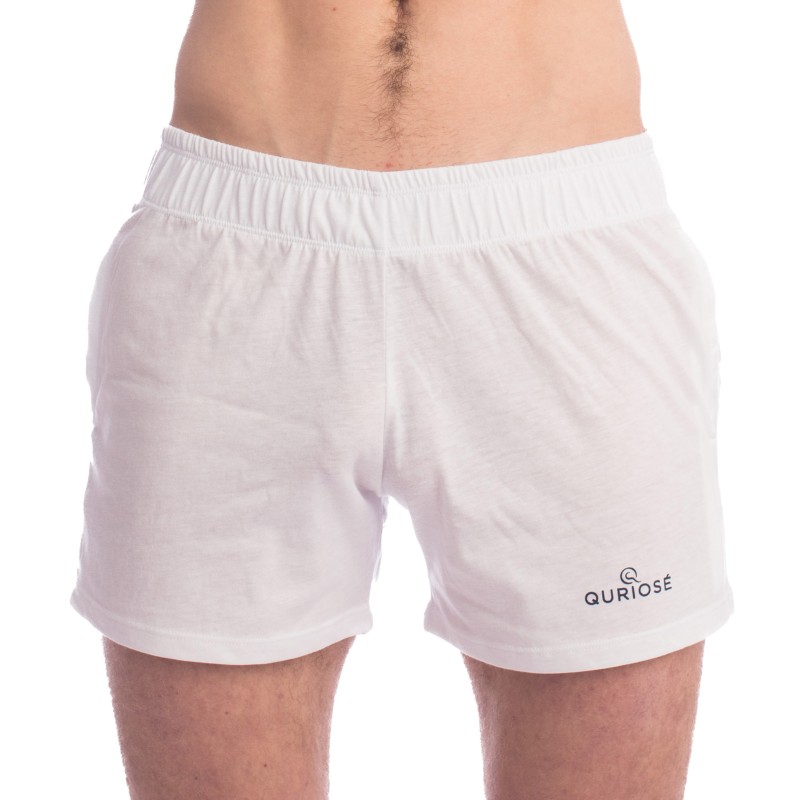 Short de la marque QURIOSÉ - 24h Joy Short Quriosé - Blanc - Ref : QL07 SWI WHT