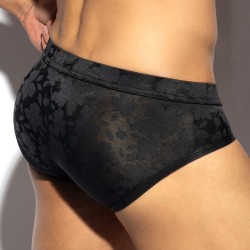 Slip, Tanga de la marque ES COLLECTION - Slip See Through Flowers - Ref : UN608 C10