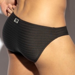 Brief of the brand ES COLLECTION - Bikini Stripes Brownie - Ref : UN611 C10