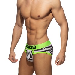 Slip de bain de la marque ADDICTED - Slip Swimderwear Tribal - Ref : AD1345 C33