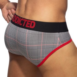 Slip de la marca ADDICTED - Calzoncillos escoceses - Ref : AD1354 C10