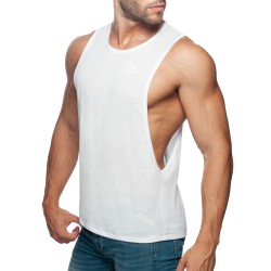 Tank top der Marke ADDICTED - Débardeur AD Low Rider - Blanc - Ref : AD957 C01