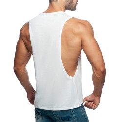 Tank top of the brand ADDICTED - Débardeur AD Low Rider - Blanc - Ref : AD957 C01