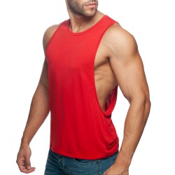 Tirantes de la marca ADDICTED - Camiseta sin mangas AD Low Rider - Rojo - Ref : AD957 C06