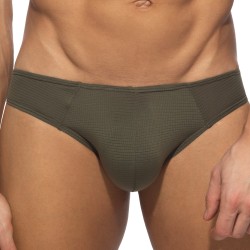 Brief of the brand ADDICTED - Bikini briefs Veloz Dry - Khaki - Ref : AD1329 C12