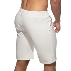 Short de la marque AD FÉTISH - Short Bermudas Ruban Tape - Blanc - Ref : ADF214 C01