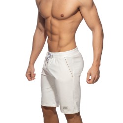 Short de la marque AD FÉTISH - Short Bermudas Ruban Tape - Blanc - Ref : ADF214 C01