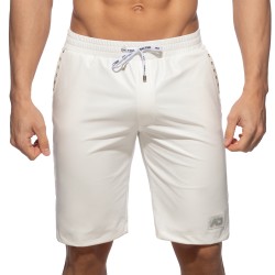 Short de la marque AD FÉTISH - Short Bermudas Ruban Tape - Blanc - Ref : ADF214 C01