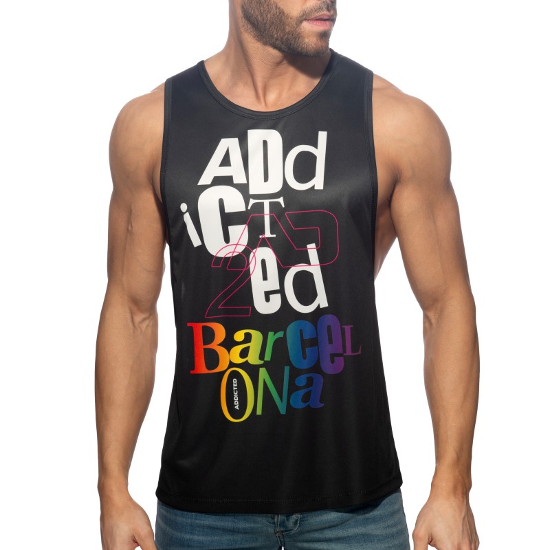 Tank top of the brand ADDICTED - Débardeur Barcelona Addicted - Ref : AD1341 C10