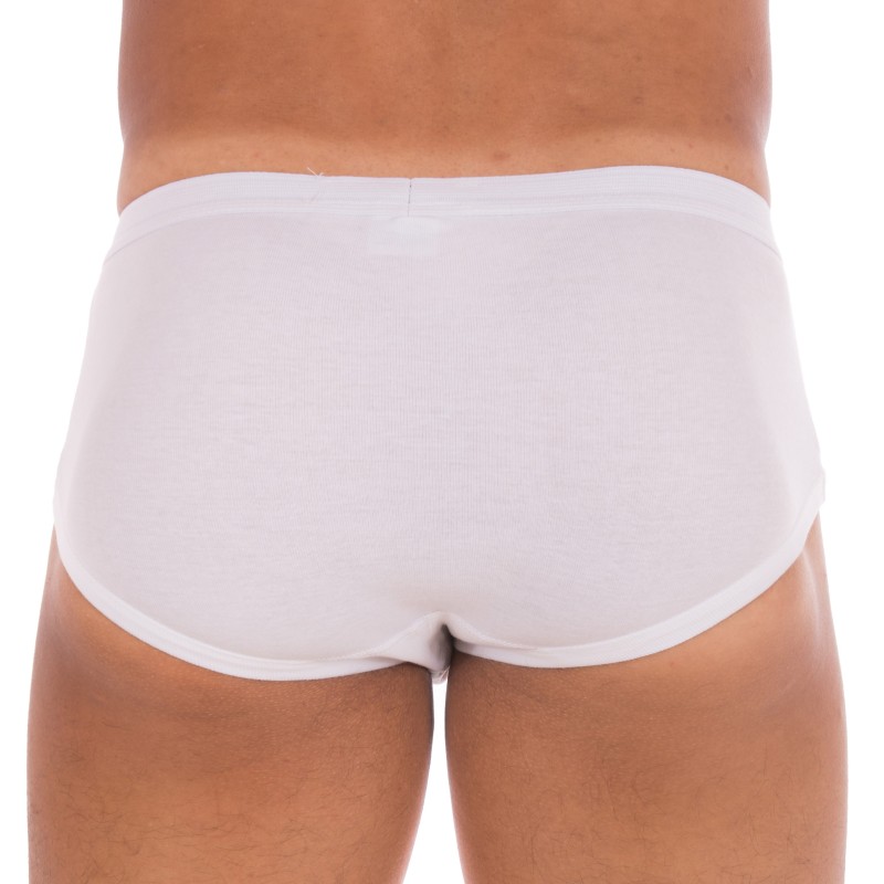 Slip 108 high waist white, open, pure hypoallergenic cotton - Emine