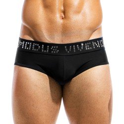  Slip de bain Brand bleu - MODUS VIVENDI BS1811 BLACK  