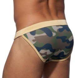 Slip de bain de la marque ADDICTED - Bikini de bain camo - Ref : ADS188 C17