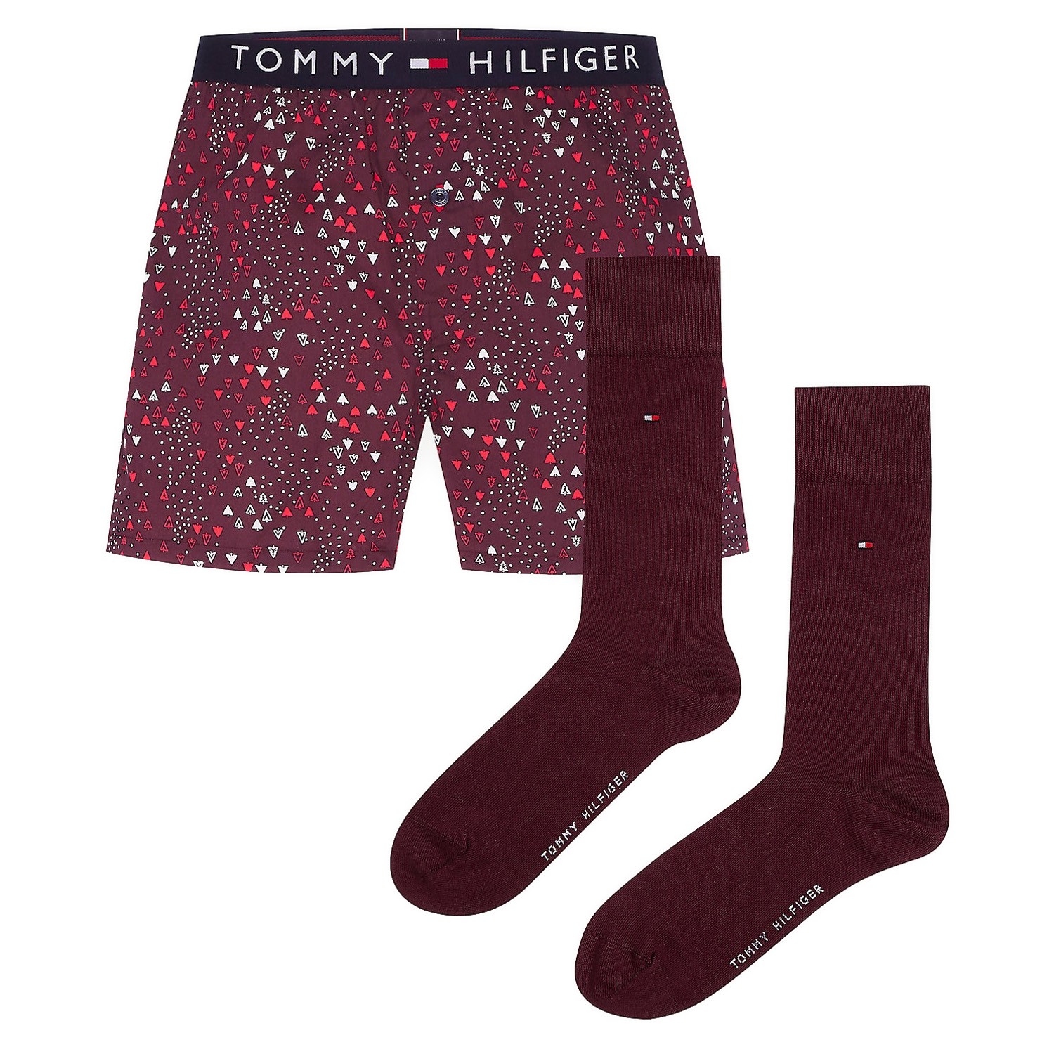 Coffret cadeau homme Tommy Hilfiger rayures (lot de 5) - chaussettes homme  coton 