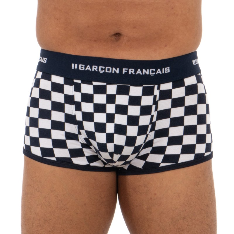  Boxer a scacchi - GARÇON FRANÇAIS SHORTY18-DAMIERS 