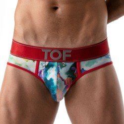  Slip PUSH UP Tie Due - rouge - TOF PARIS TOF116R 