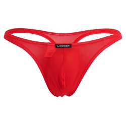  Mini Pushup string beach & underwear - rouge - WOJOER 320B15-R 