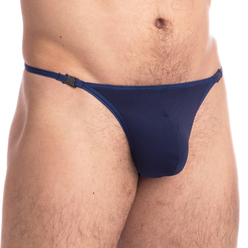 Striptease Swim Thong blue L Homme Invisible sale of Bath Bri