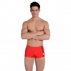 Boxer Shorts, Bad Shorty der Marke HOM - Shorty de bain Cup Style rouge - Ref : 10139326 4063