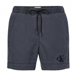  Pantaloncini da bagno con cordoncino medio Authentic - grigio - CALVIN KLEIN KM0KM00742-BEH 